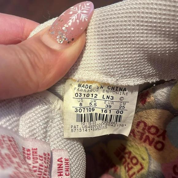 Nike sneakers size 8 Air Force 1 low Valentine 💌 - Picture 12 of 12